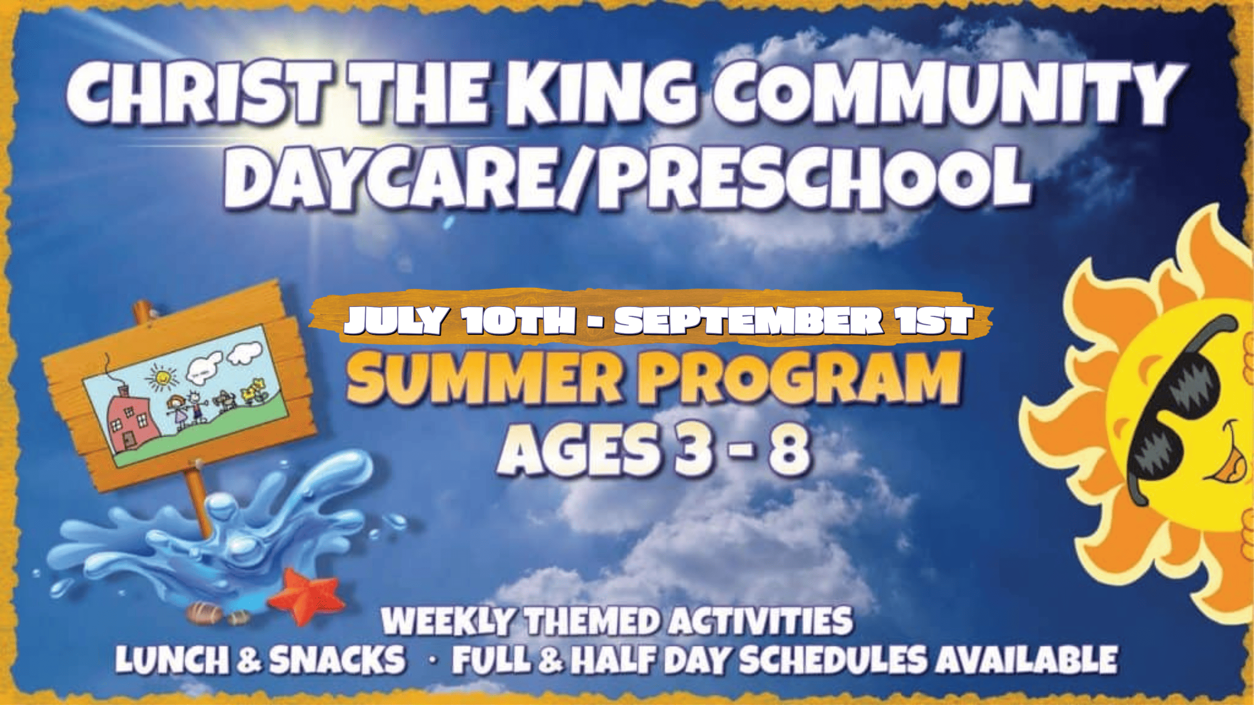 Daycare Summer Camp News and Annc Ad 2023